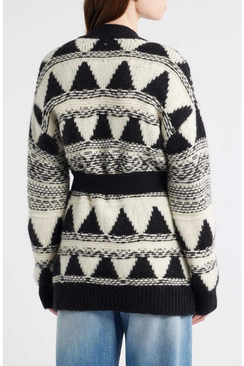 Fregolano Tie Front Longline Cardigan, Alternate, color, OPEN MISC