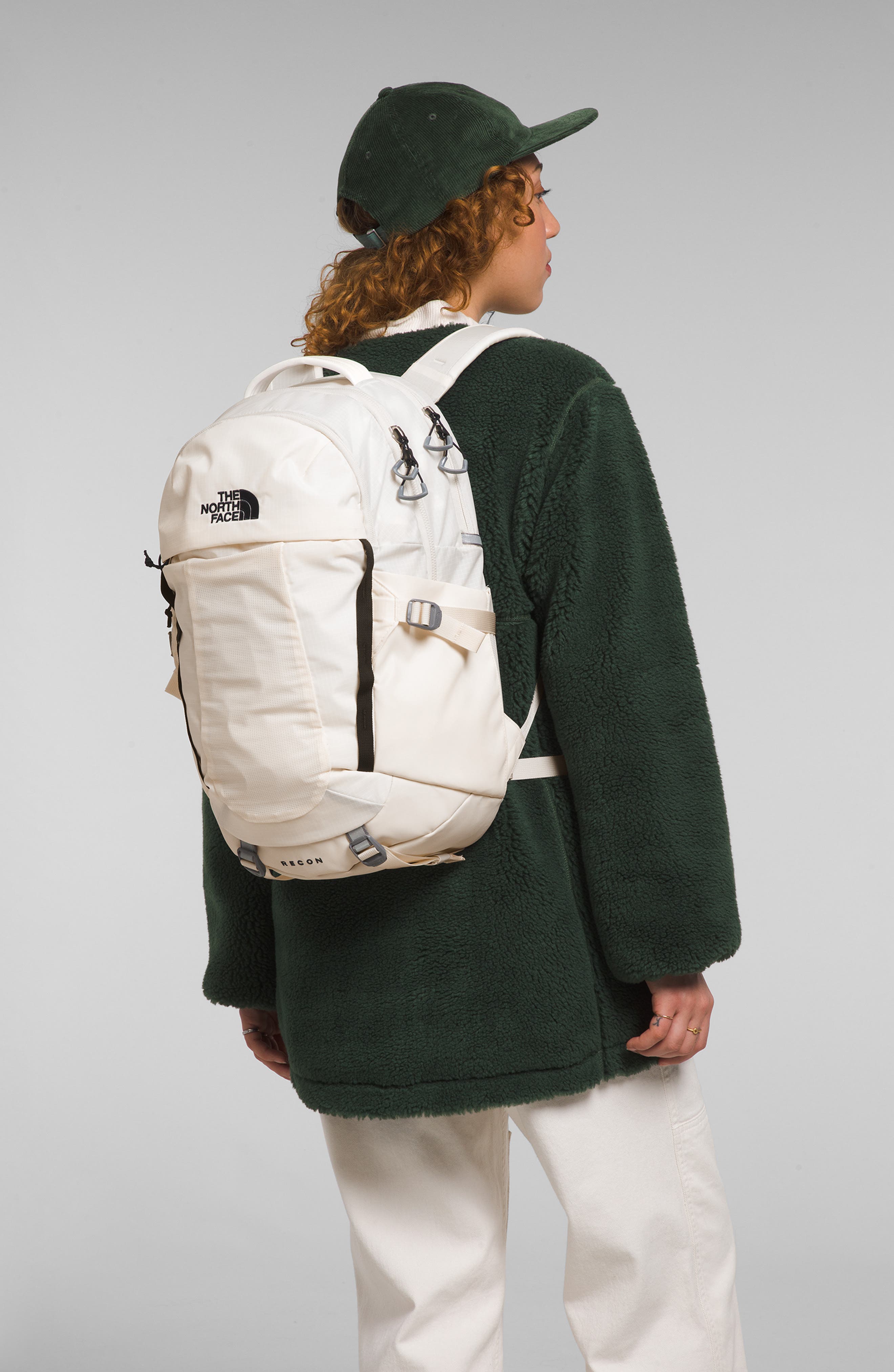 The North Face Women
s Recon Backpack, Alternate, color, Gardenia White/ Tnf Black