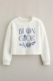 Nordstrom Kids' Graphic Fleece Pullover