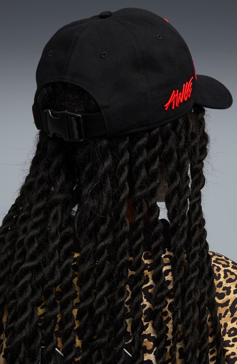 PUMA x A$AP Rocky Seatbelt Baseball Cap, Alternate, color, Puma Black/ Fierce Red