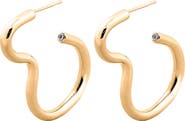 PIERETTI CLAUDINE ZIRCONIA HOOPS
