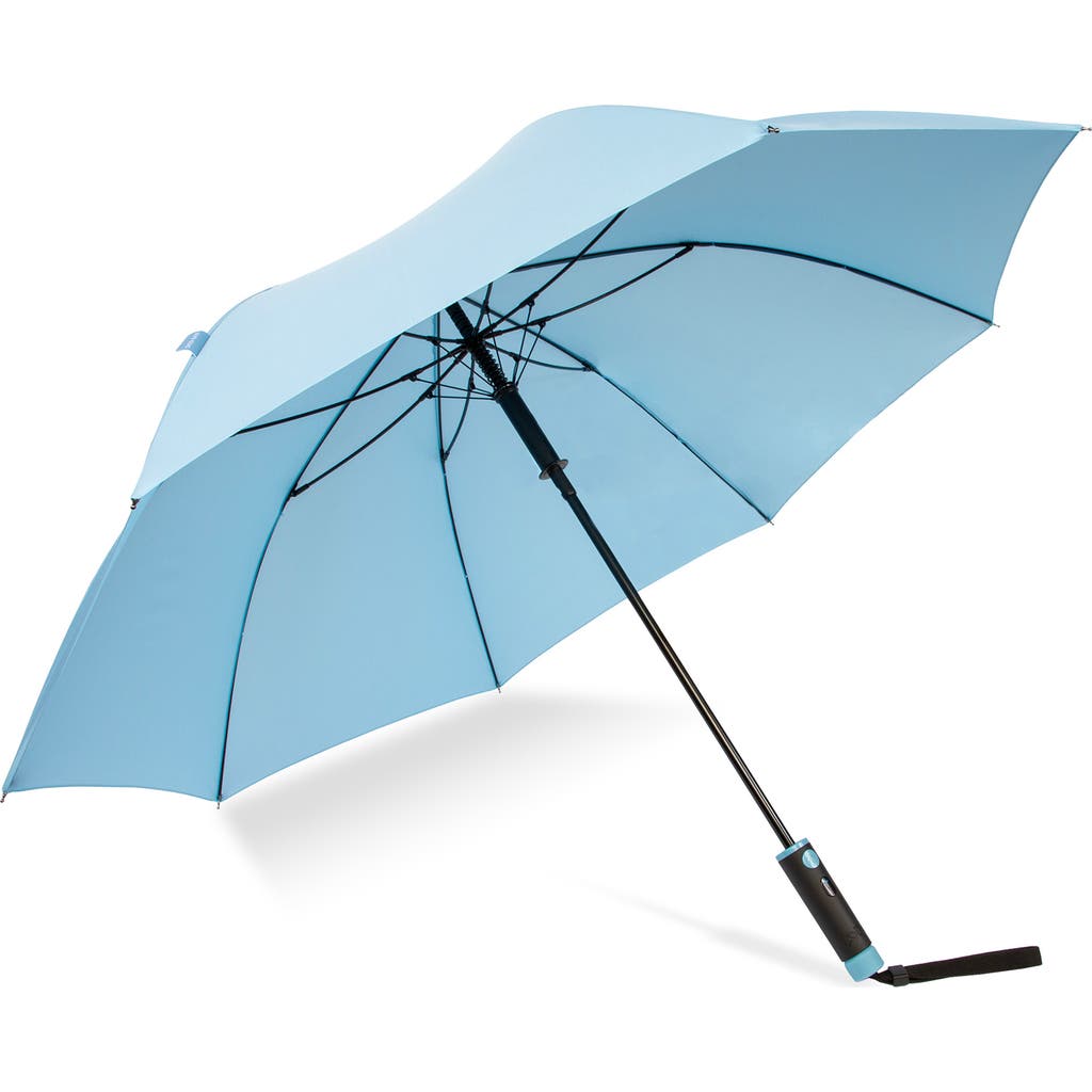 Shedrain The Duo Umbrella In Retro Blue