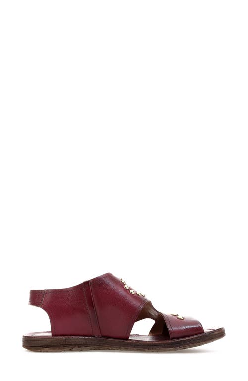 As98 A.s.98 Romy Studded Sandal In Ruby