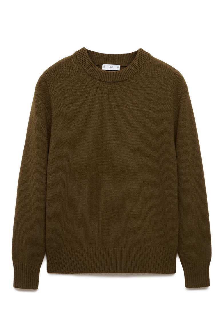 Crewneck Sweater, Main, color, OLIVE GREEN