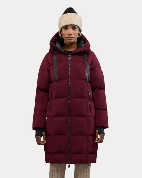 Cluze Mid-Length Puffer with Square Quilting
