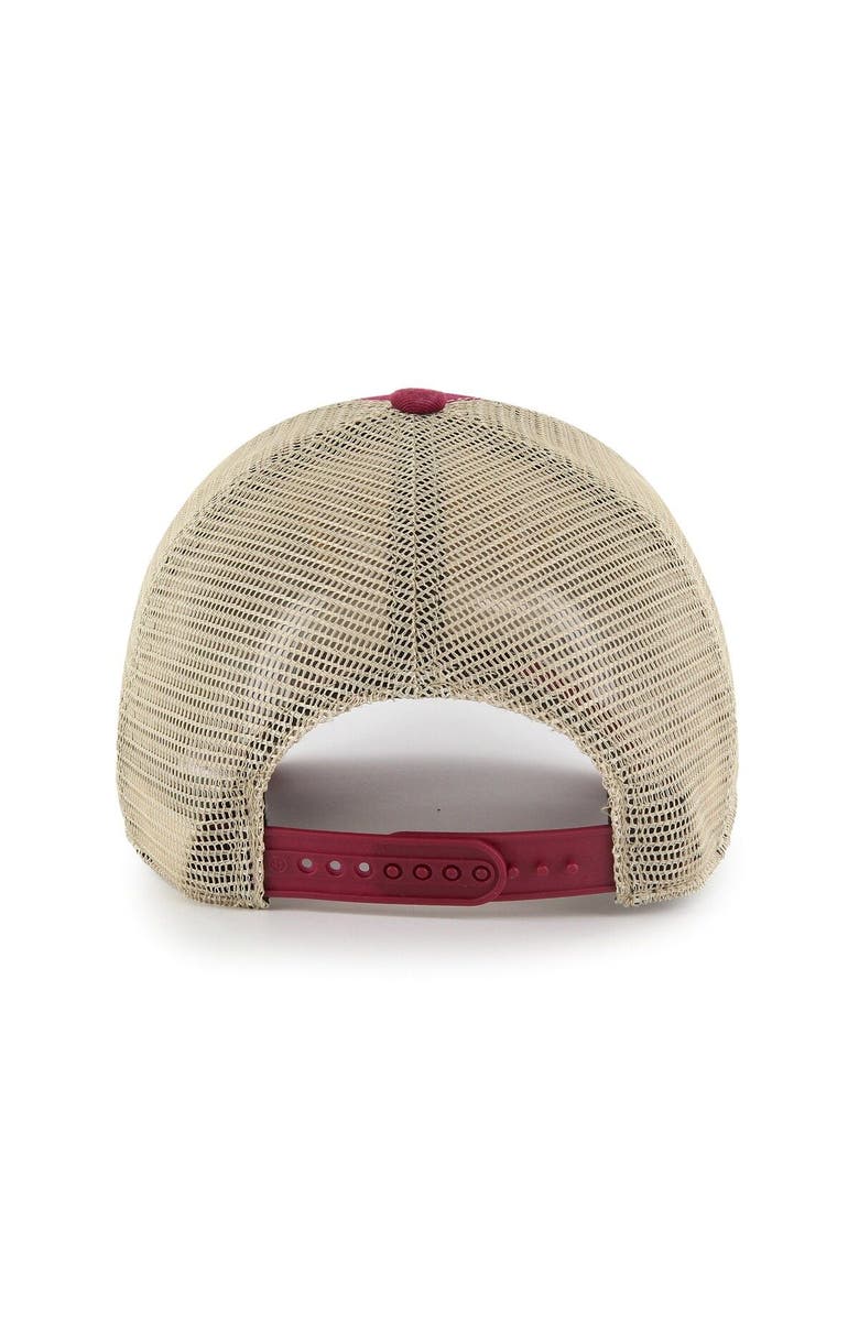 '47 Men's '47 Burgundy/Natural Washington Commanders Flagship MVP Snapback Hat, Alternate, color, Burgundy