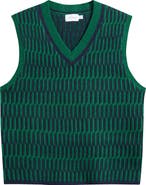 Topman Geo Pattern V-Neck Vest
