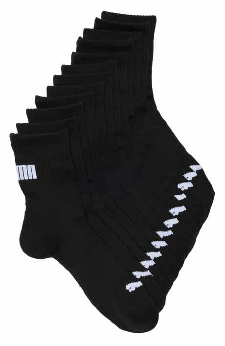PUMA High-Cut 6-Pack Quarter Training Socks