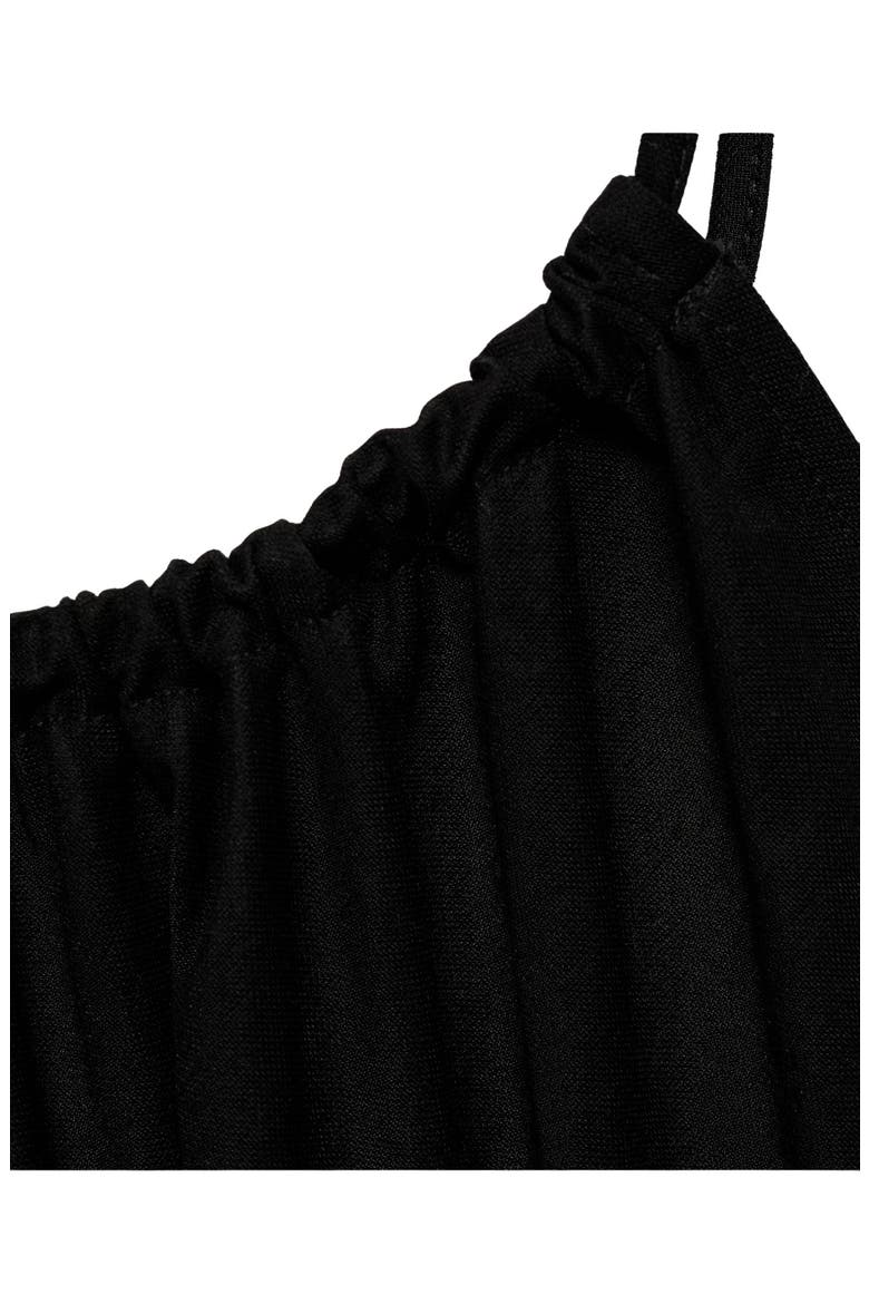 Tie Strap Shift Minidress, Alternate, color, BLACK