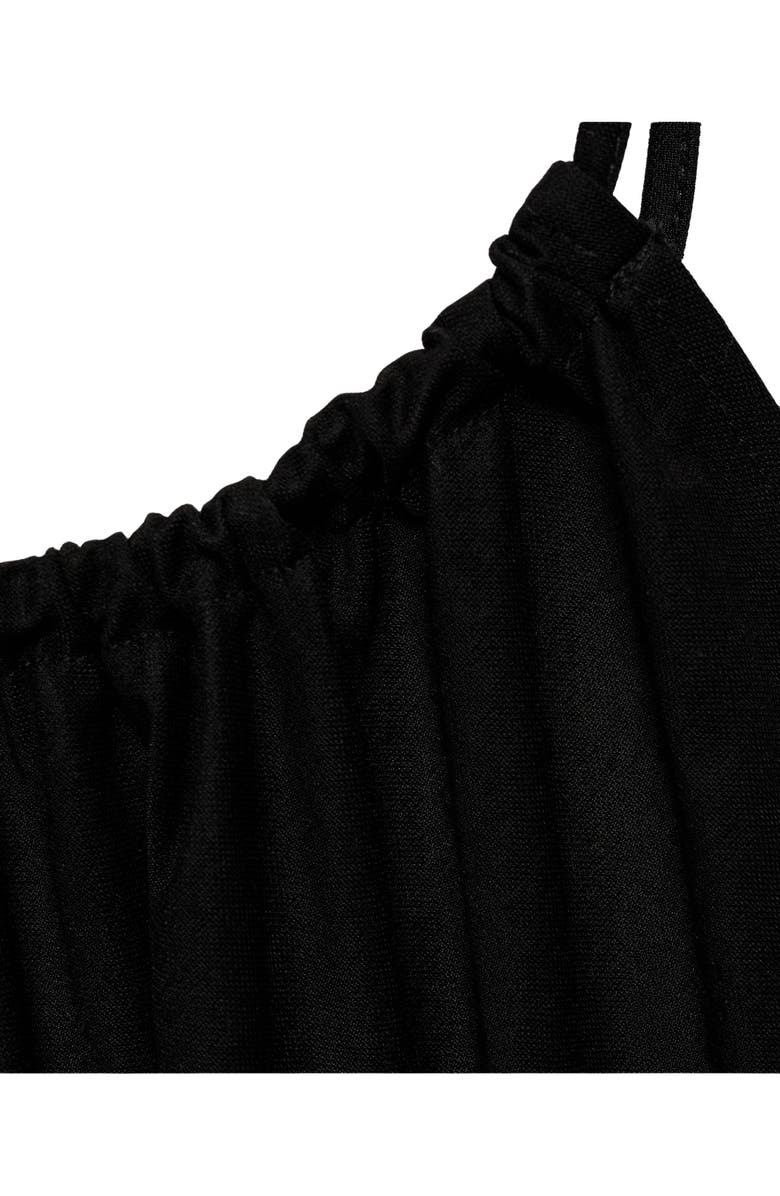 MANGO Tie Strap Shift Minidress, Alternate, color,