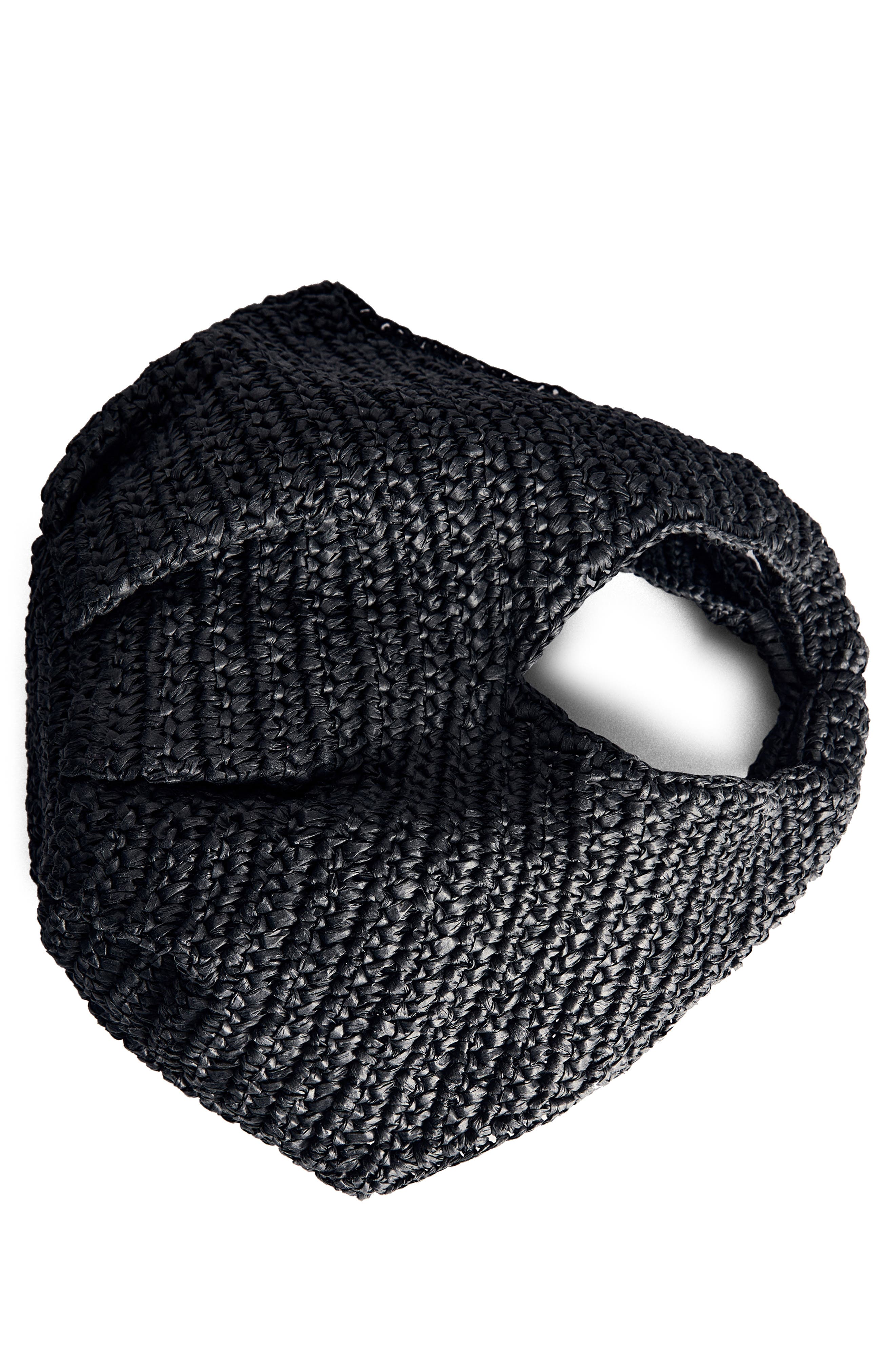 MANGO Braided Straw Handbag, Alternate, color, 