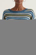 Seasalt Cornwall Knavock Stripe Organic Cotton & Linen Sweater