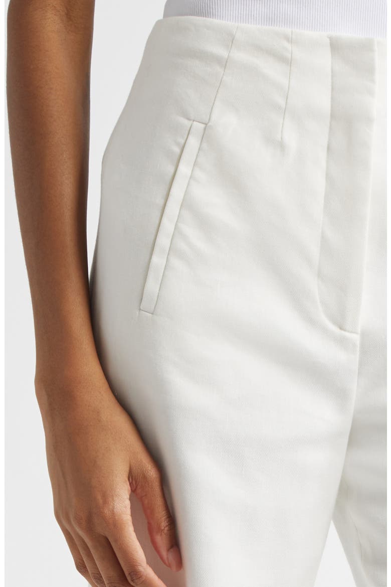 Jude Wide Leg Linen Blend Pants, Alternate, color, OFF WHITE