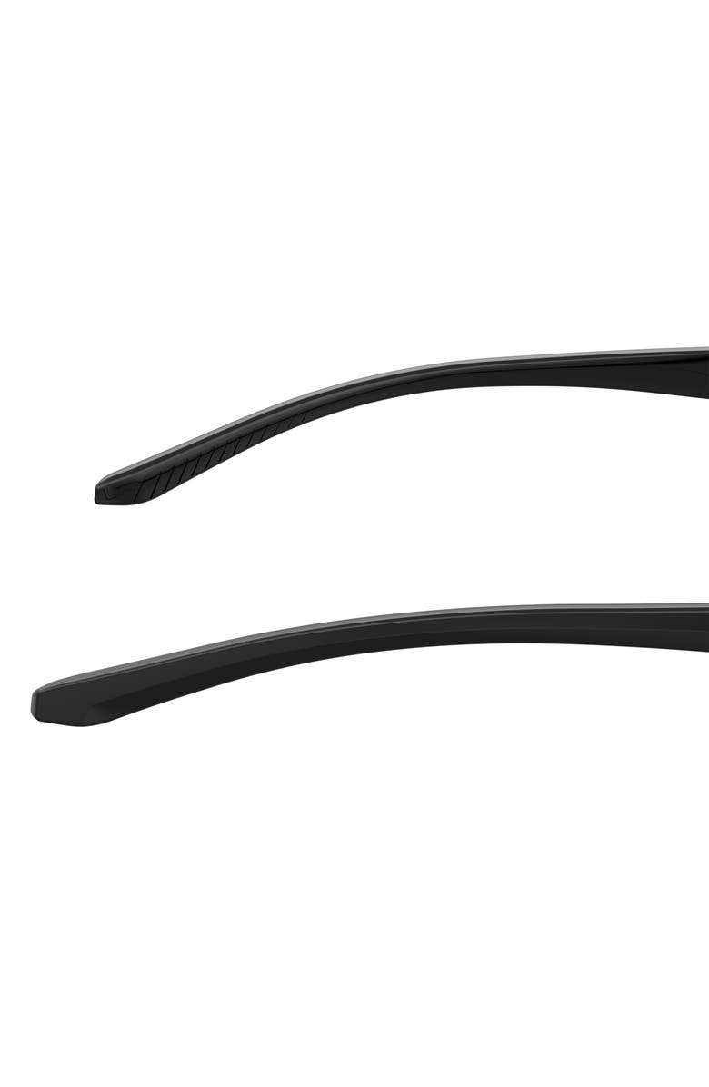 Under Armour Skylar 53mm Round Sunglasses, Alternate, color, Black Ruthenium