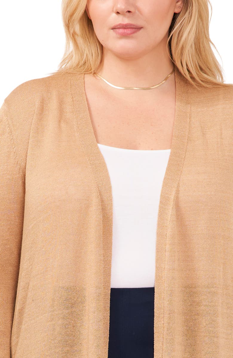 Halogen<sup>®</sup> Linen Blend Cardigan, Alternate, color, 