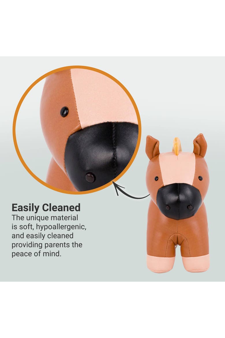 Musical Animals - Horse, Plush Baby Music Box, Nursery Toy, Alternate, color, Brown