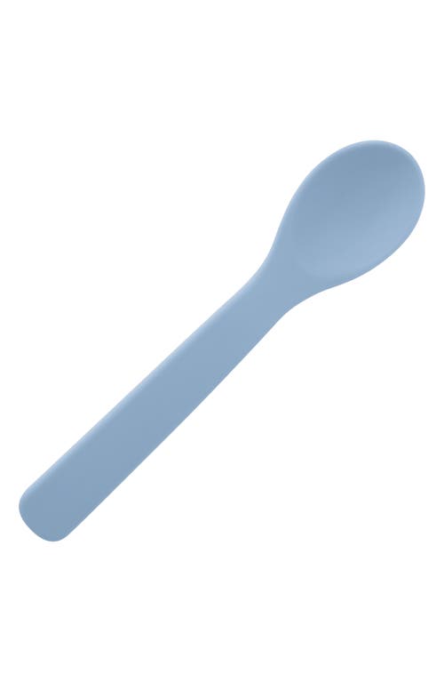 Stephen Joseph 2-pack Cotton Muslin Bibs & Silicone Spoon Set In Blue
