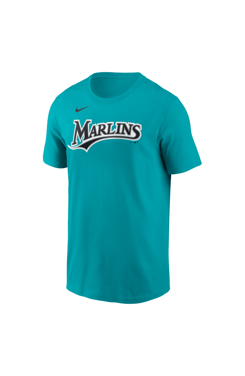 Nike Name & Number T-Shirt Nike Sandy Alcantara Teal Miami Marlins Name & Number T-Shirt, Alternate, color, Teal