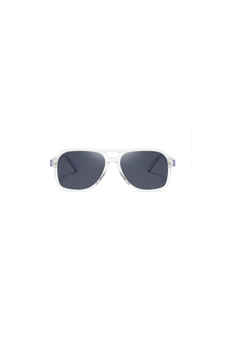 Polarized Aviator Sunglasses, Alternate, color, Clear