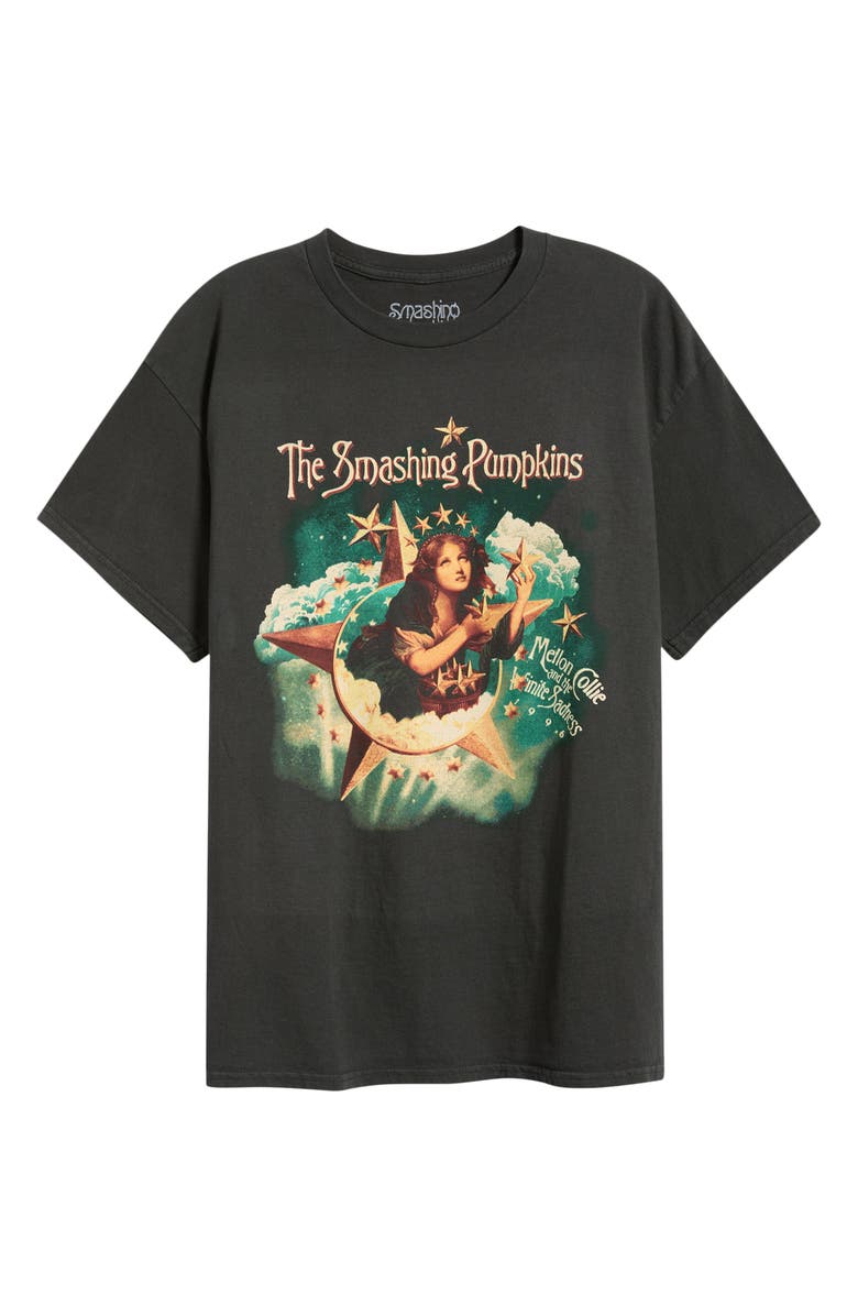 Merch Traffic Smashing Pumpkins Graphic T-Shirt, Alternate, color, Black