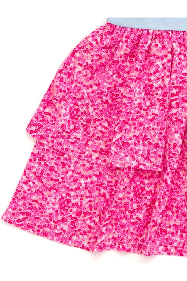 Lilo & Stitch Glitter Dress, Alternate, color, Stitch Blue Pink