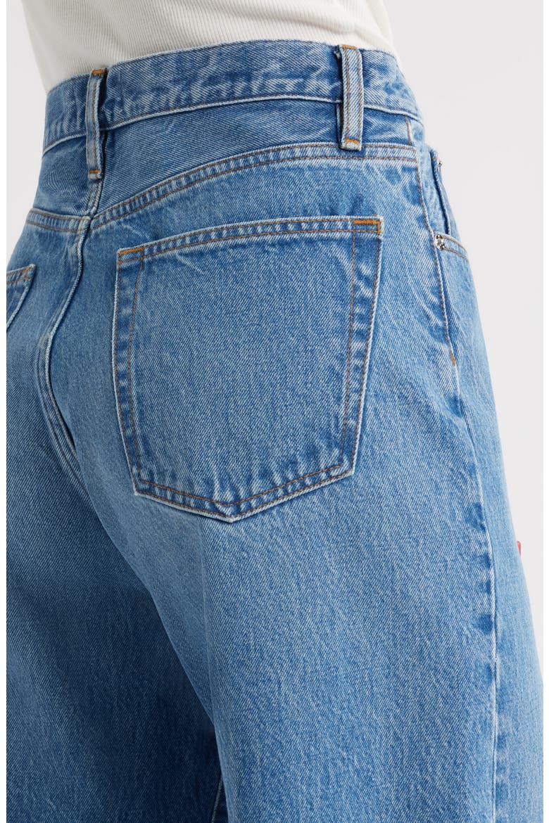 The Pixie Super High Waist Loose Wide Leg Jeans, Alternate, color, RUNDOWN