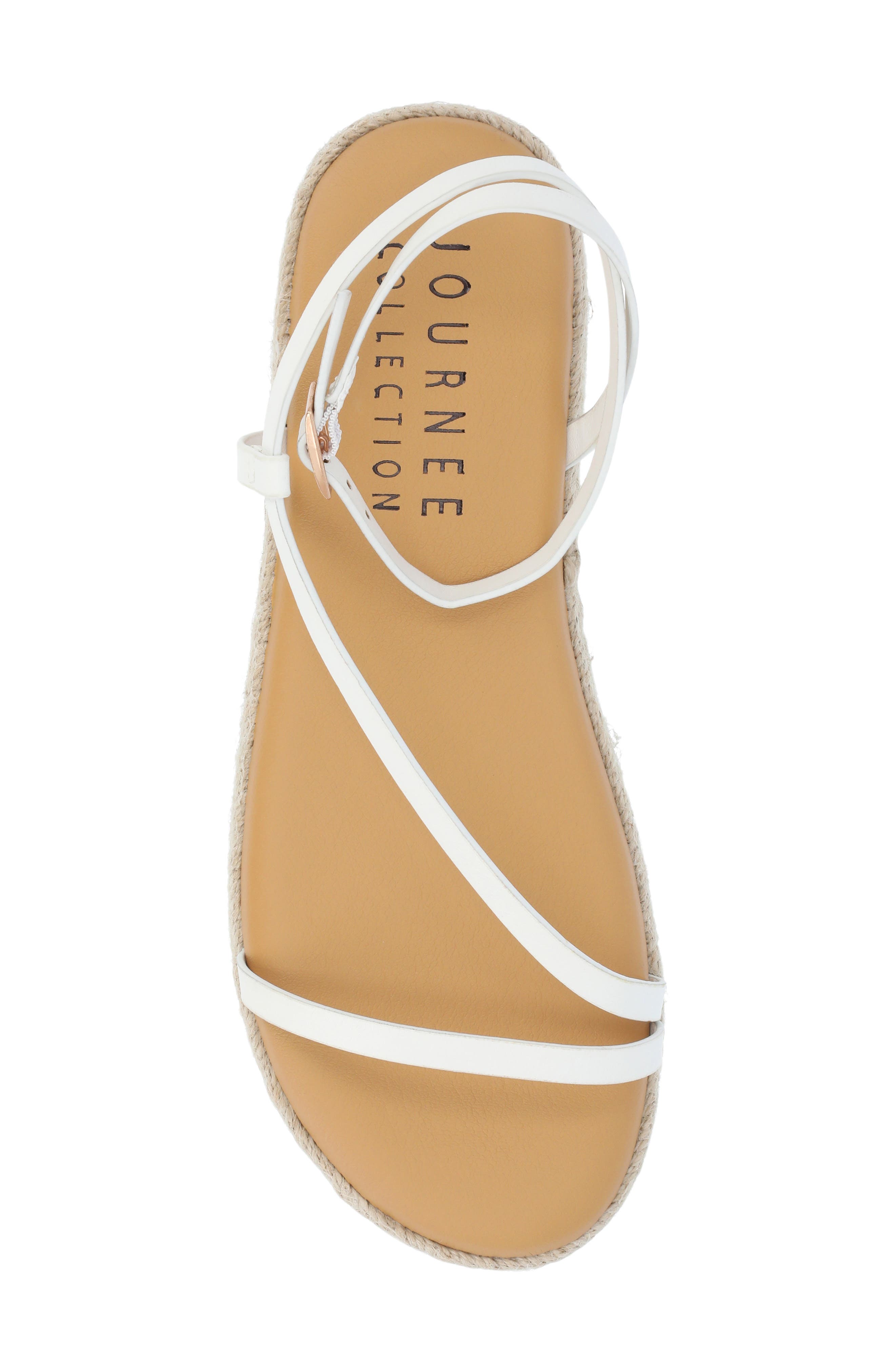Odelia Espadrille Sandal, Alternate, color, WHITE