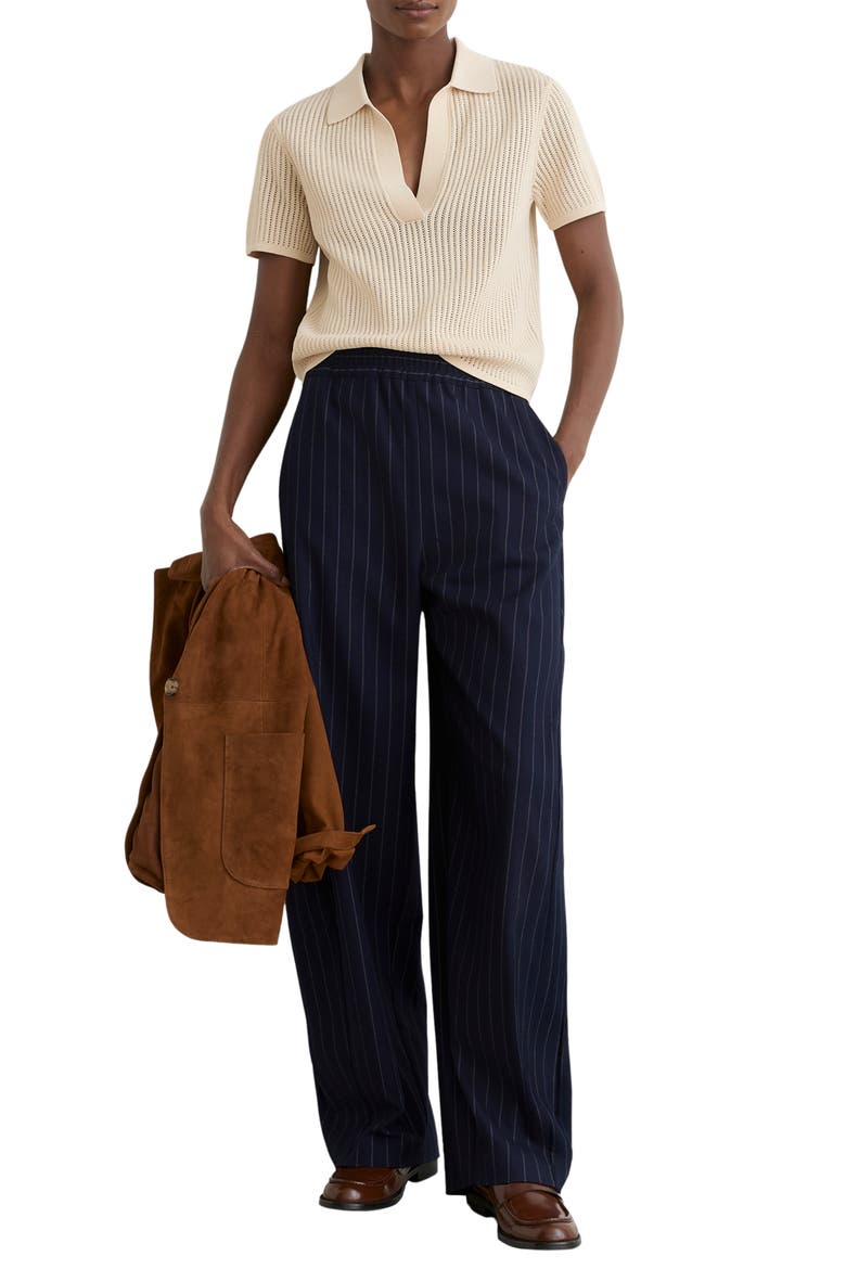 Pippa Knit Polo, Alternate, color, IVORY