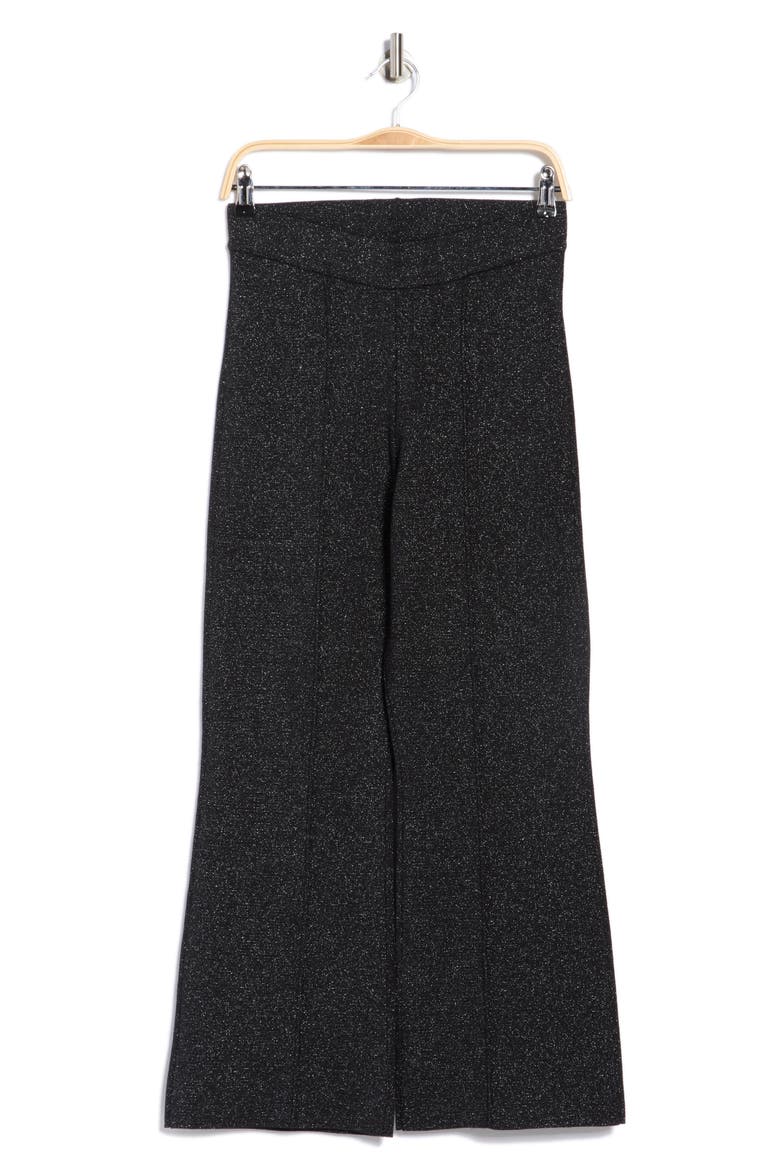 Ren Flare Leg Pants, Alternate, color, BLACK/GUNMETAL LUREX