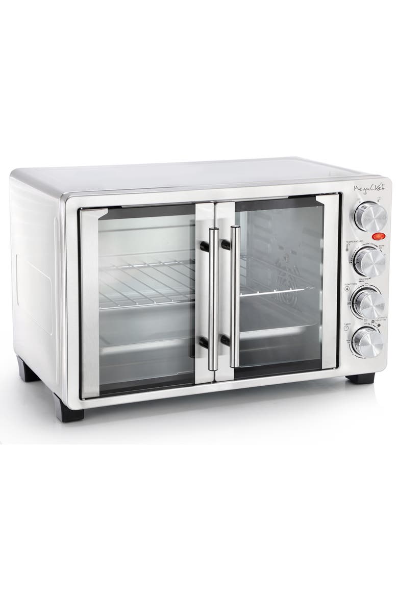 31.7 Quart French Door Electric Toaster Oven, Alternate, color, Grey