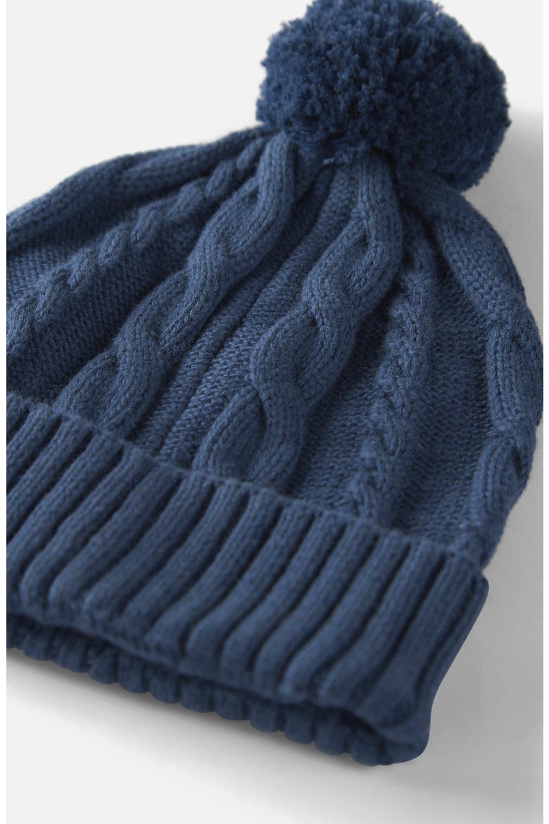 Organic Cotton Cable Knit Hat, Main, color, BLUE