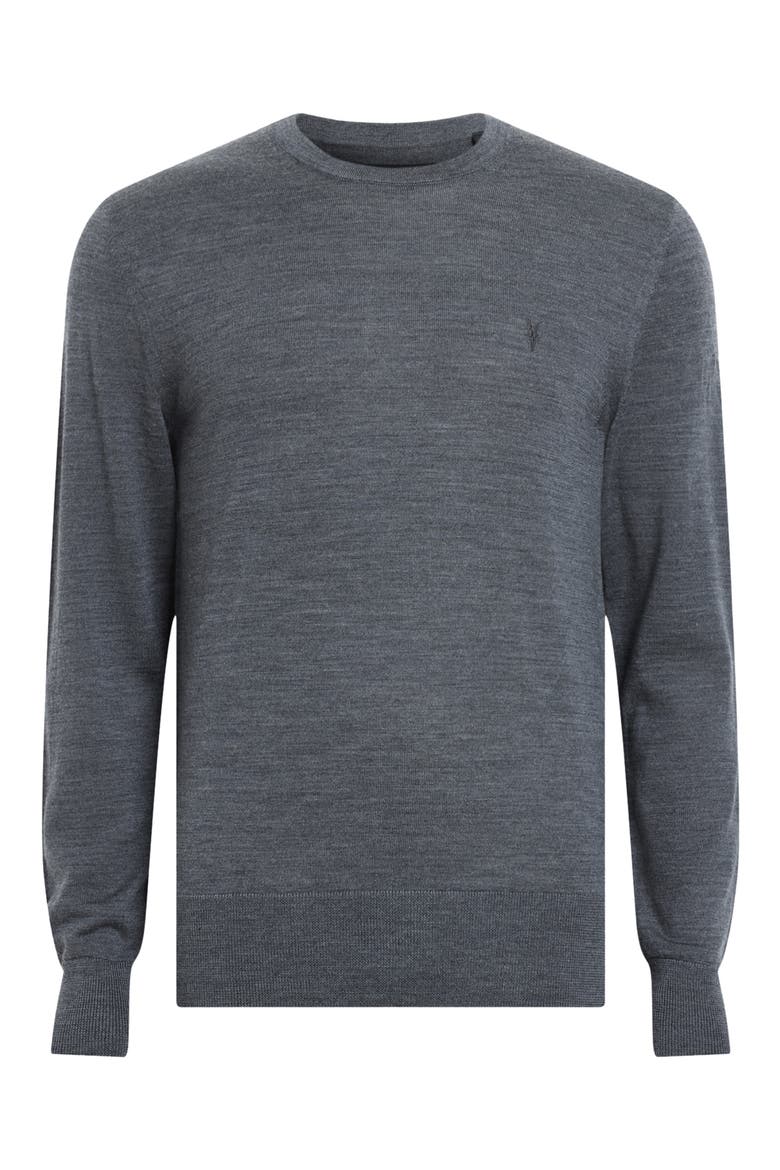Mode Merino Wool Crewneck Sweater, Alternate, color, SMITH BLUE