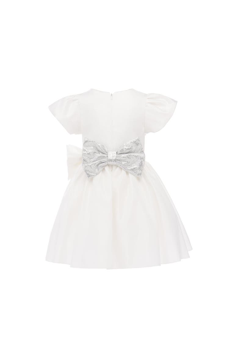Sevilla Teacup Bow Dress, Alternate, color, White