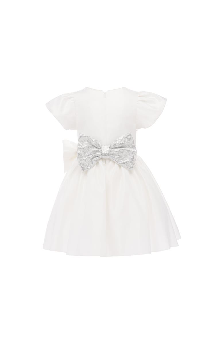 Tulleen Sevilla Teacup Bow Dress, Alternate, color, White