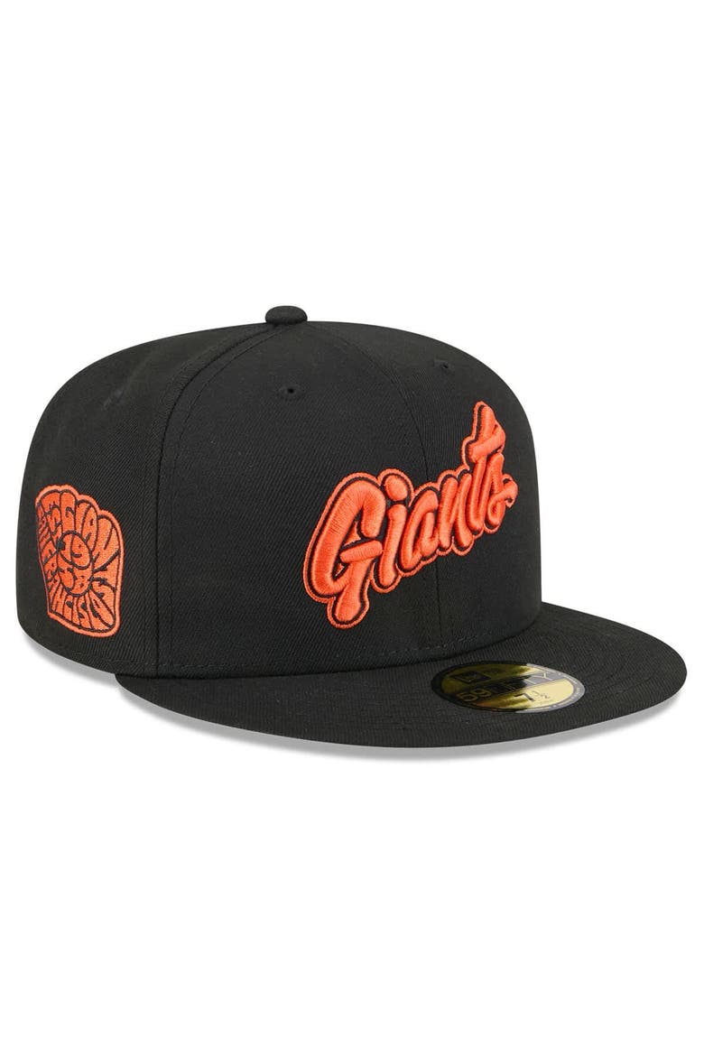 Men's New Era  Black San Francisco Giants 2025 City Connect Wordmark 59FIFTY Fitted Hat, Main, color, Black