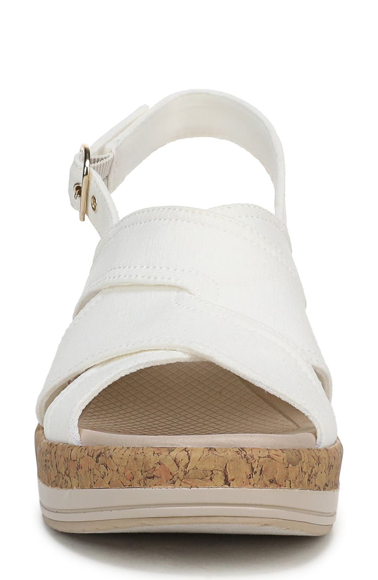 Rye Slingback Sandal - Wide Widths Available, Alternate, color, WHITE