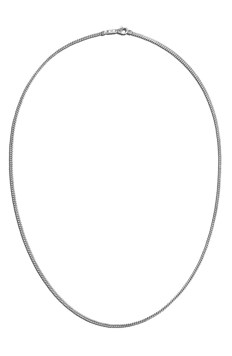 John Hardy Men's Classic Chain Curb Chain Necklace, Alternate, color, Silver