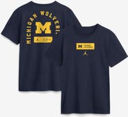 Jordan Brand Men's Jordan Brand Navy Michigan Wolverines Primetime Crew T-Shirt