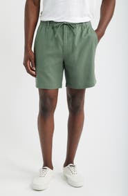 Mack Weldon Linen Blend Drawstring Shorts