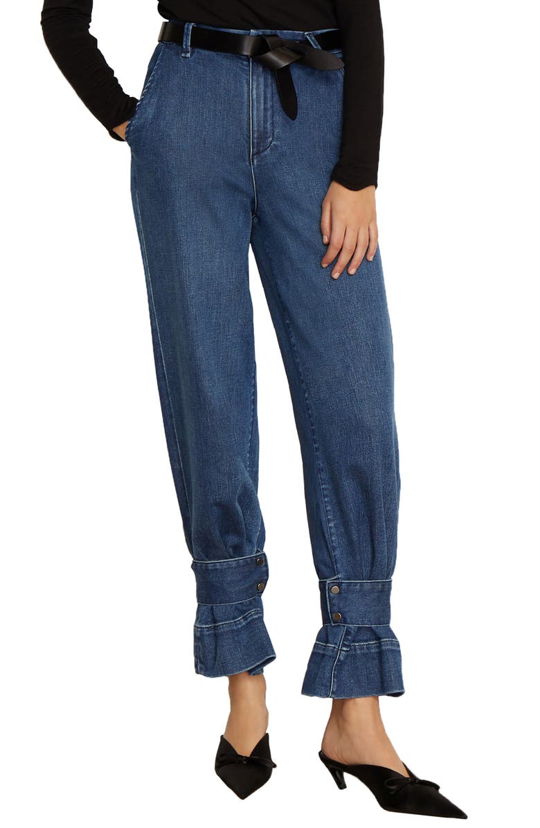 Habitual Veda High Waist Convertible Jeans, Main, color, 