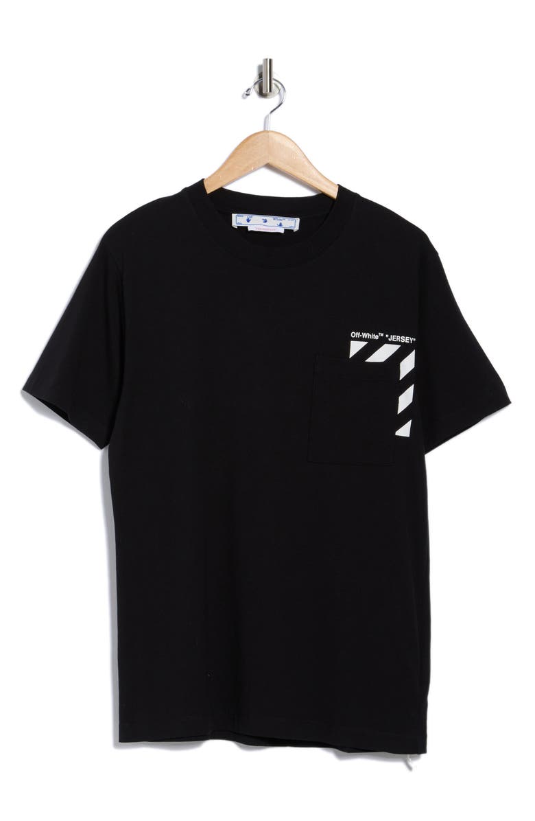 Off-White Diagonal Logo Cotton Graphic T-Shirt, Alternate, color,