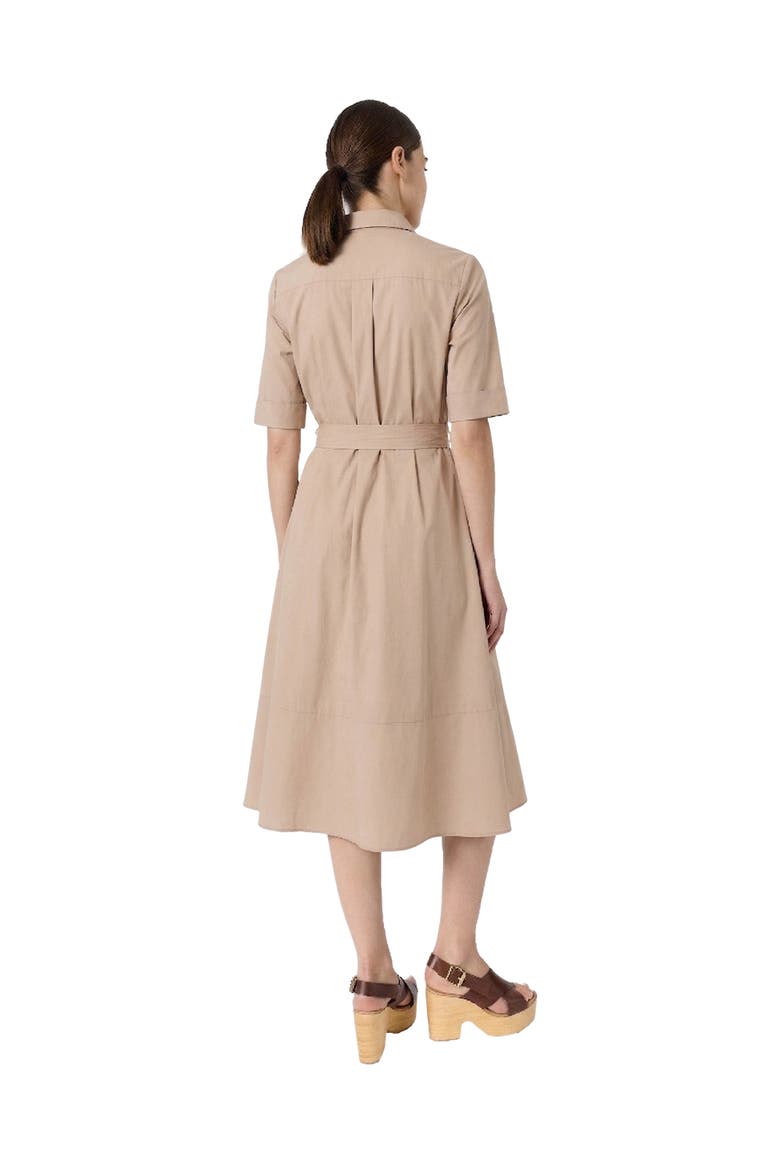 Rana Midi Shirt Dress, Alternate, color, Beige