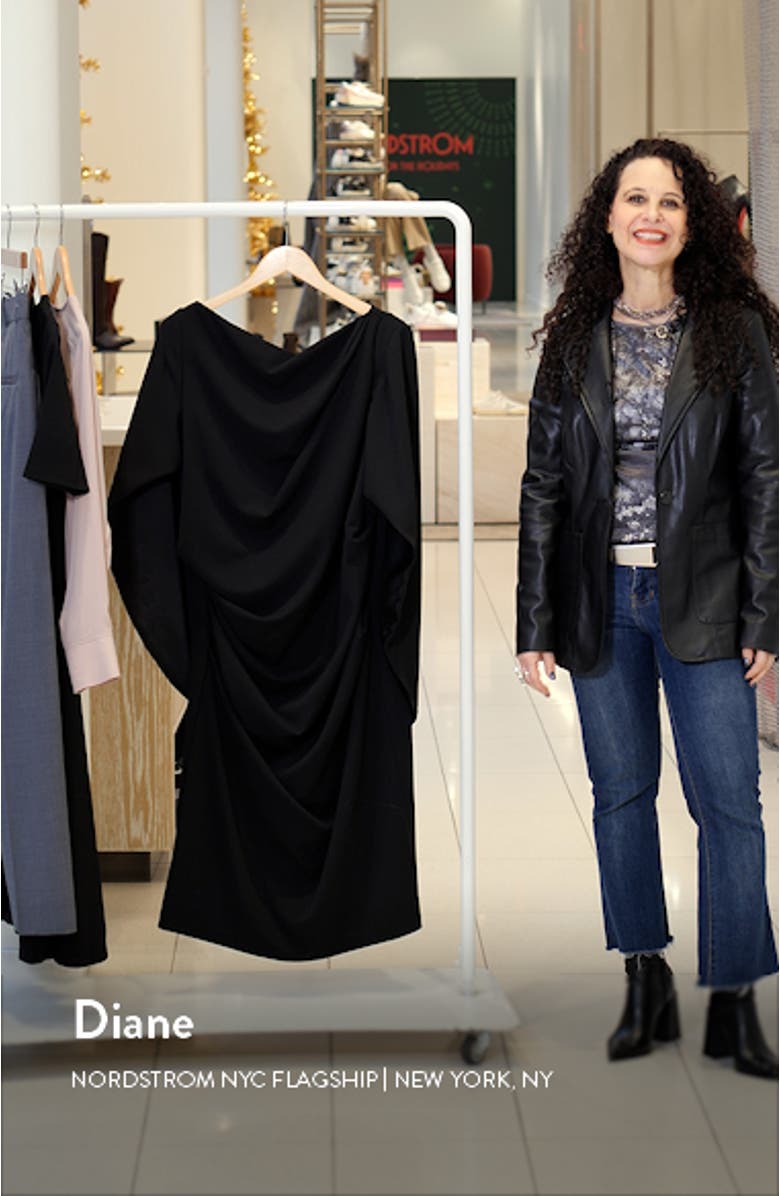 Drape Back Cocktail Dress, sales video thumbnail