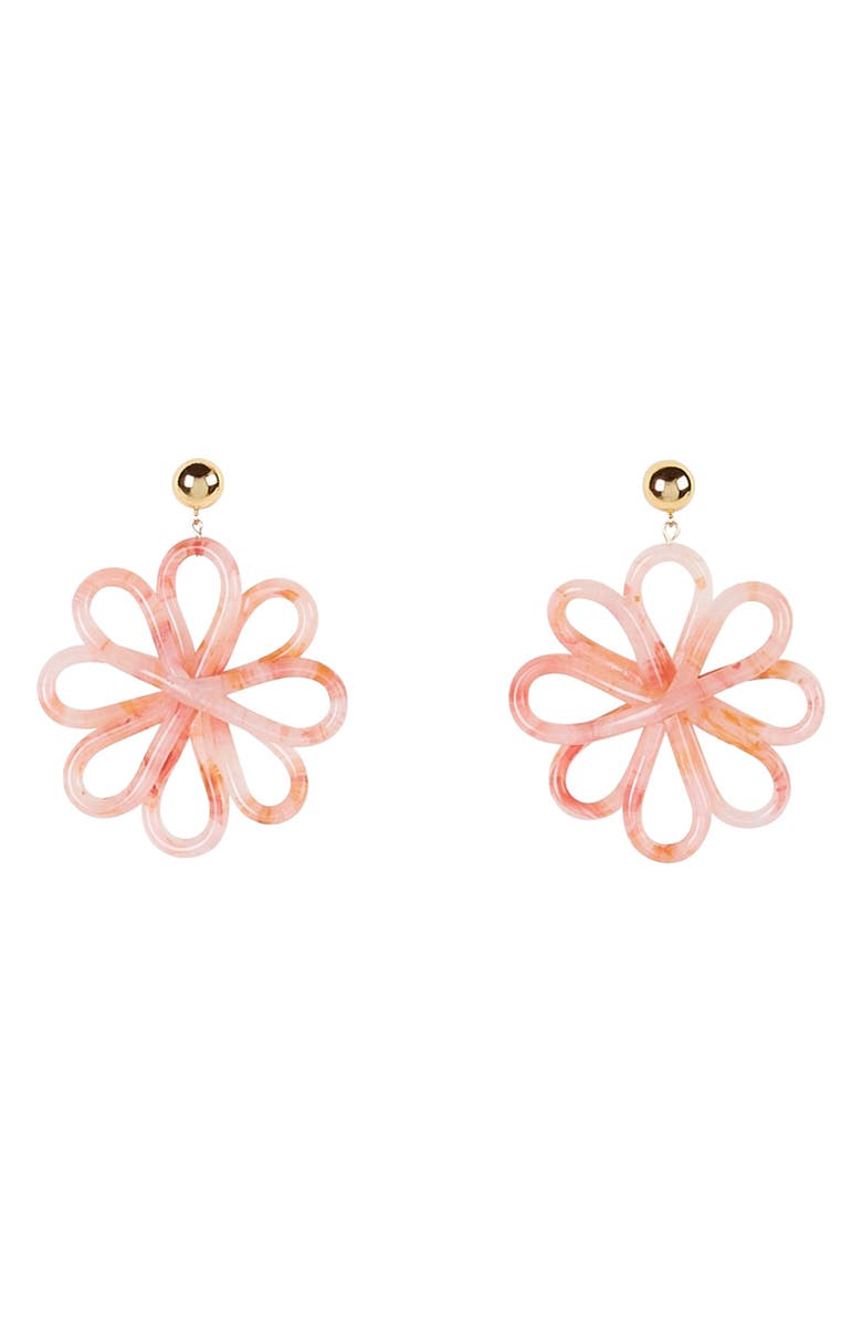 Cult Gaia Blossom Drop Earrings, Main, color, 