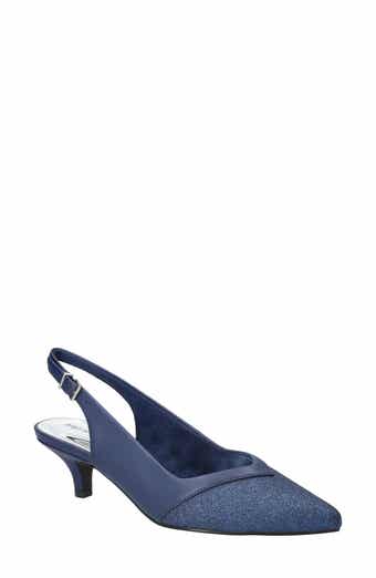 Vivid Kitten Heel Slingback Pump