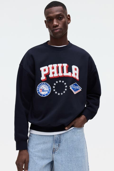 Oversized Fit Printed Sweatshirt