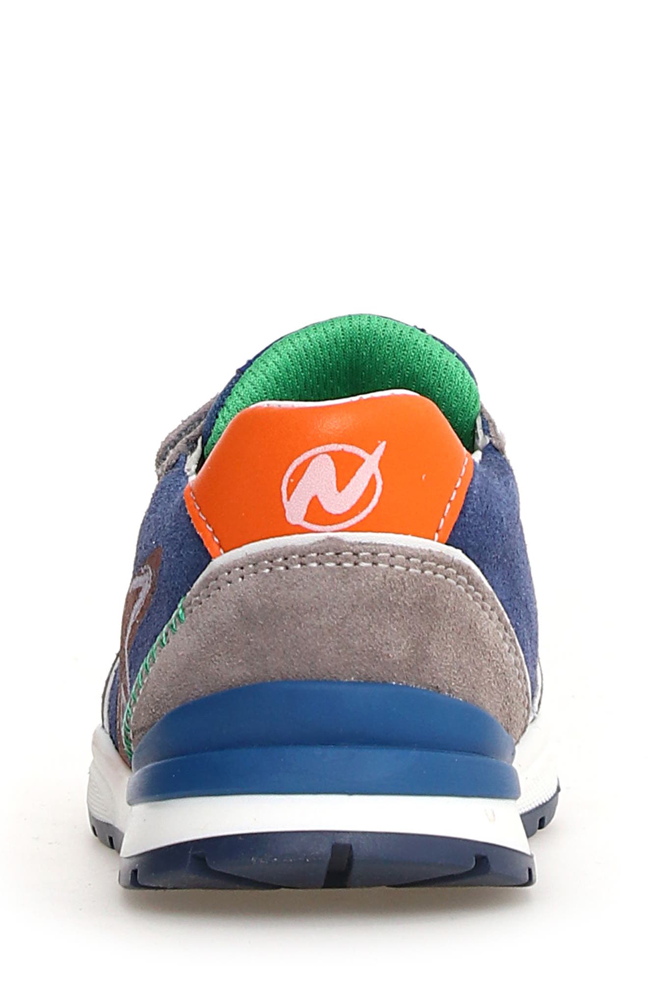 Naturino Kids' Roy Sneaker, Alternate, color, Dark Grey-Azure-Orange