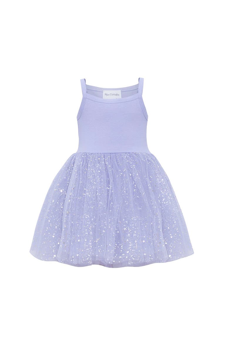 Sleveless Sparkle Tulle Dress, Main, color, Sparkle Purple