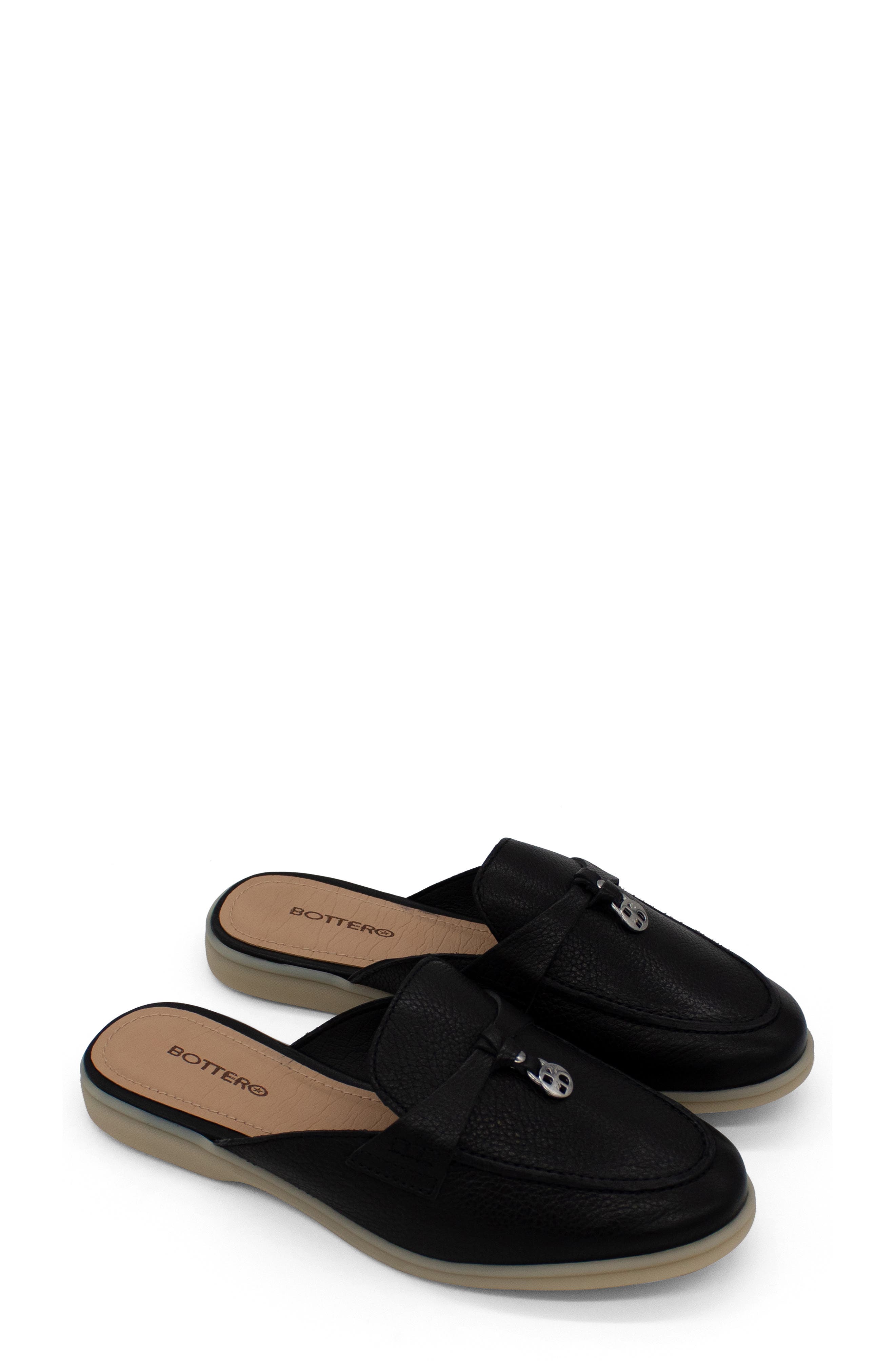 Bottero Botgiorgia Loafer, Main, color, Preto