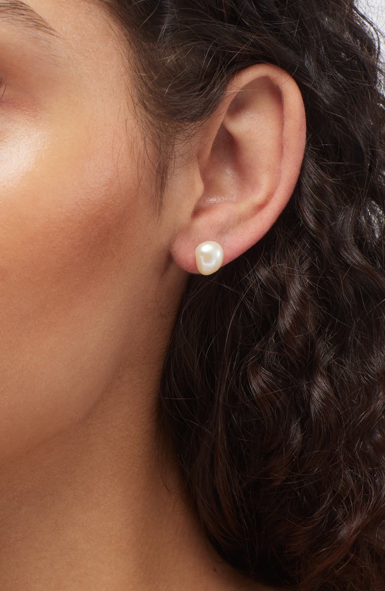 Lele Sadoughi Freshwater Pearl Stud Earrings, Alternate, color,